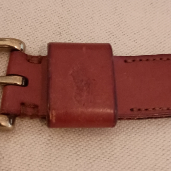 Polo Ralph Lauren Vintage Men's Brown Leather Belt 38 - Picture 3 of 12